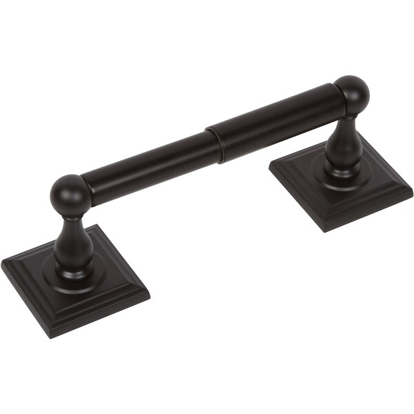 Delaney Hardware 700 SERIES US19 PAPER HOLDER W/BLK ROLLER 520004 - main